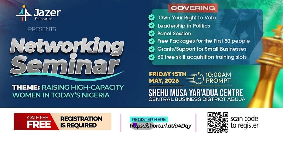 JAZER FOUNDATION PRESENTS 2026 Women Empowerment Seminar Event Banner