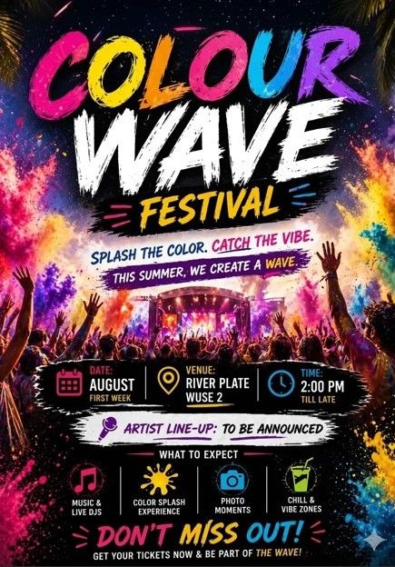 Colour Wave 2026 Event Banner