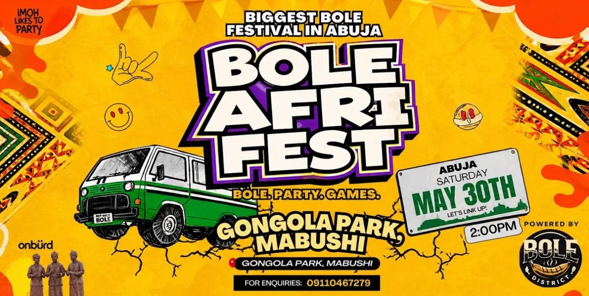 Bole Afri Fest Event Banner